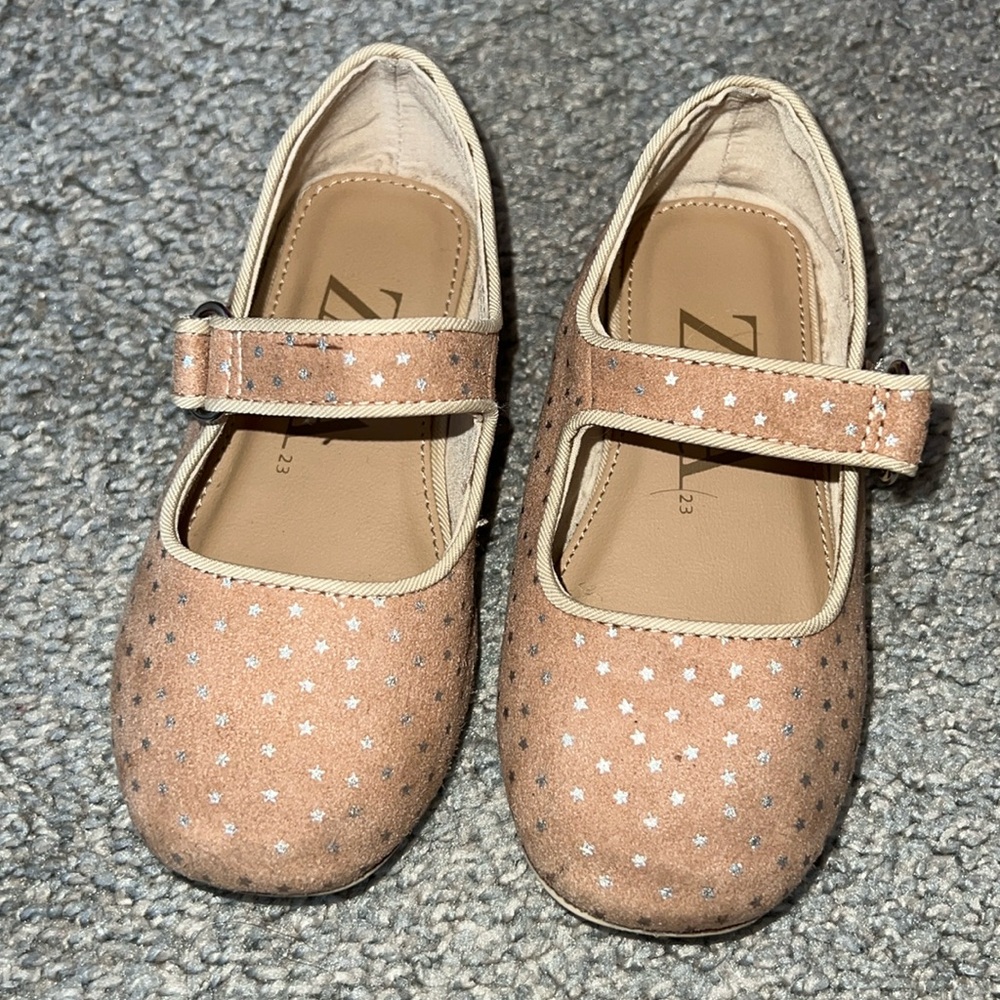 Girls Zara ballerina shoes